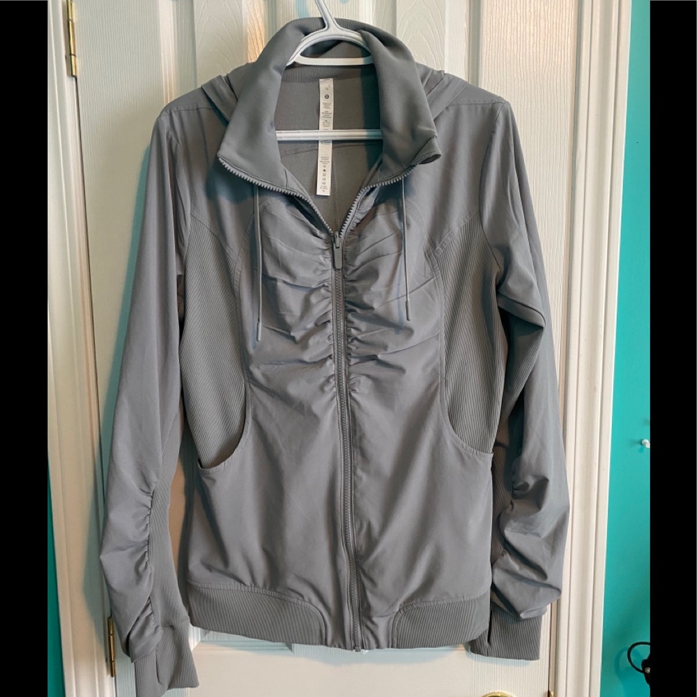 Lululemon Beyond the Studio Jacket, Hoodie, Rhyno Grey
